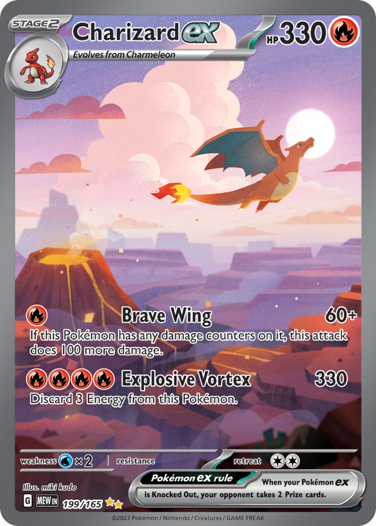 Charizard ex SIR #199, Scarlet & Violet 151
