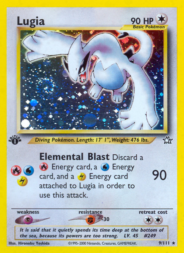 Lugia Holo from Neo Genesis