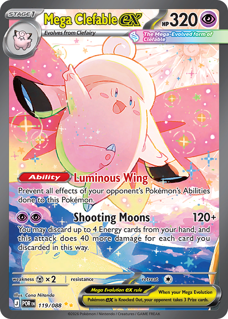 Mega Clefable ex SIR #119 Perfect Order